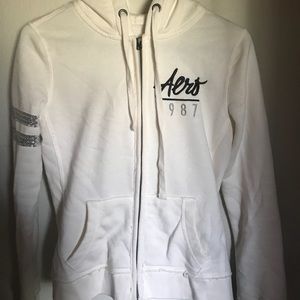 Zip up Aeropostale hoodie